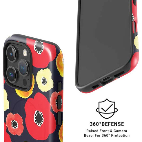 Bouffants and Broken Hearts Anemone Flower iPhone 16 Pro Magsafe Impact Case